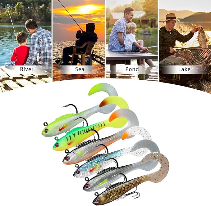 Fishing Lures Swimbait for Bass Trout Crappie