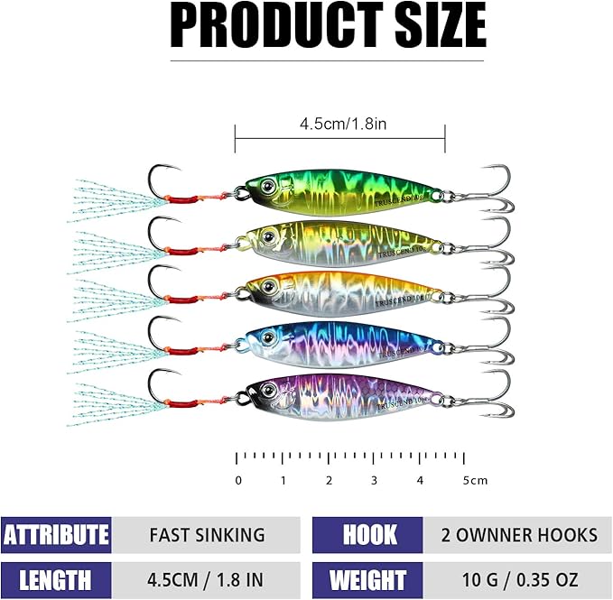 Saltwater Jigs Fishing Spoon Lures