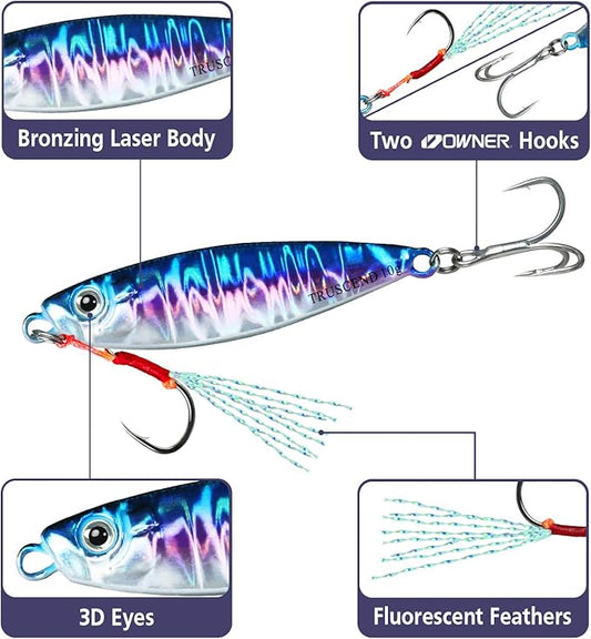 Saltwater Jigs Fishing Spoon Lures