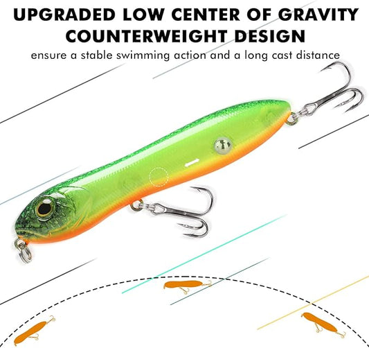 Topwater Snakehead Pencil Fishing Lure