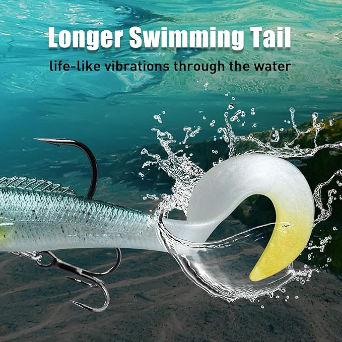 Fishing Lures Swimbait for Bass Trout Crappie