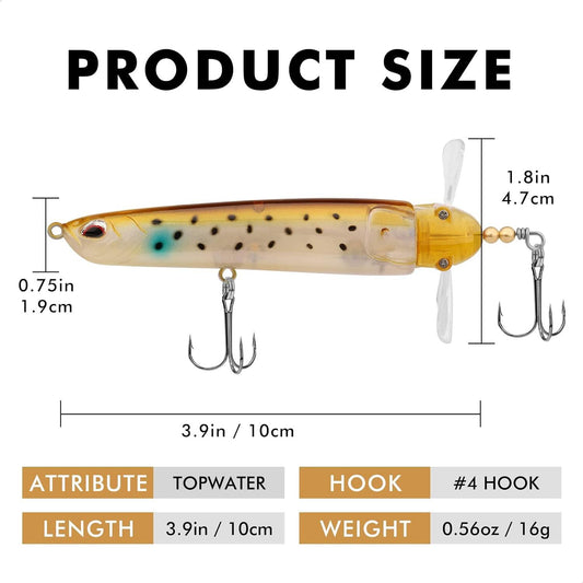 Topwater Lure Pencil Plopper Lure