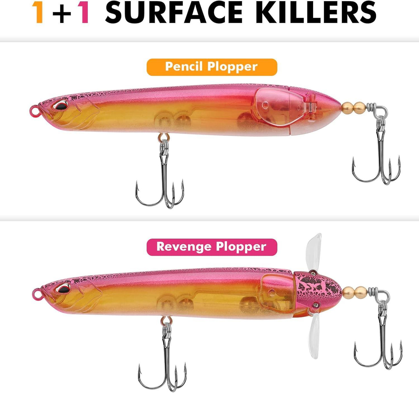 Topwater Lure Pencil Plopper Lure