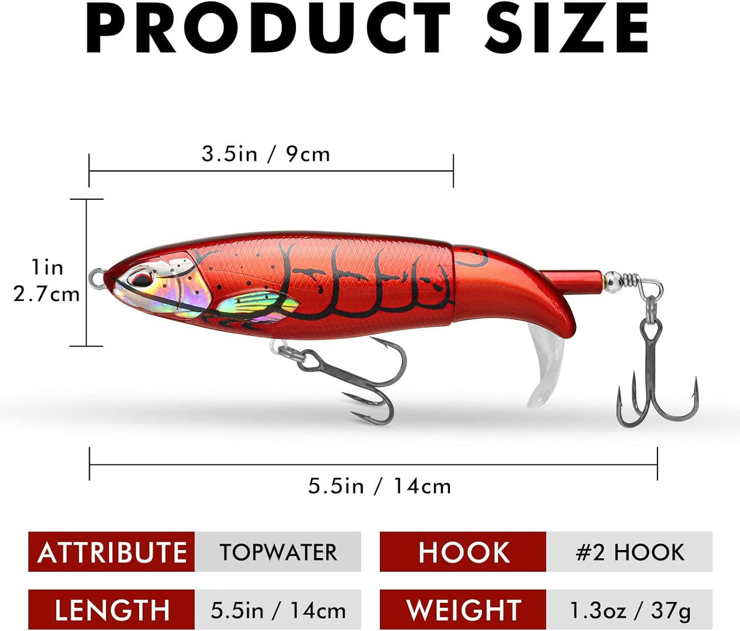 Topwater Minnow Revenge Plopper
