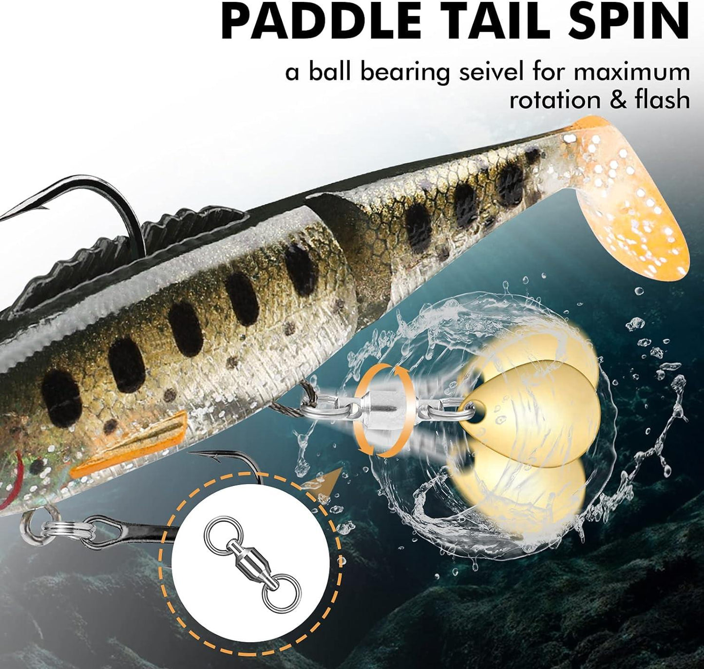 Soft Bait with Spinner
