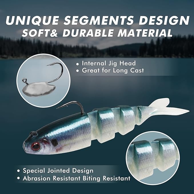 Pre Rigged Soft Fishing Lures
