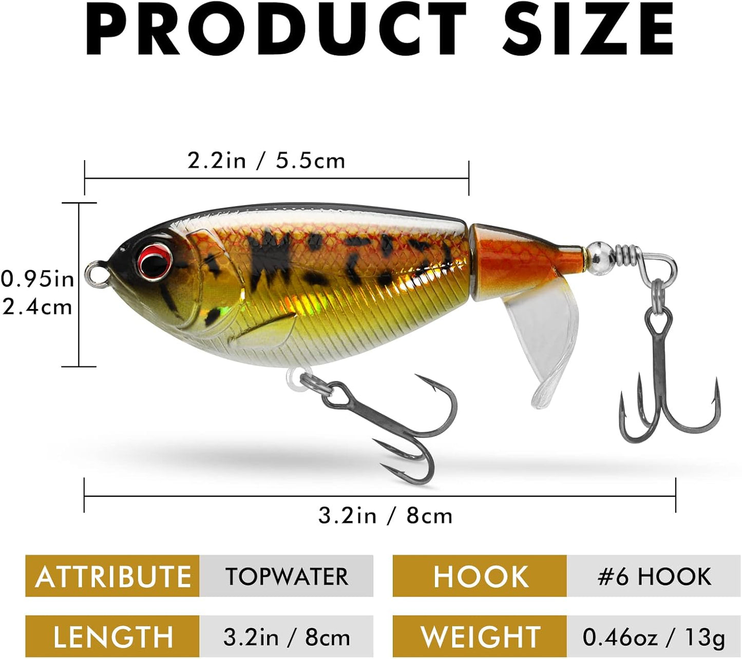 Topwater Revenge Plopper Lure