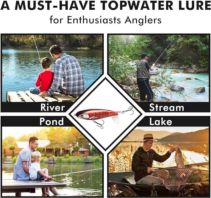 Topwater Minnow Revenge Plopper