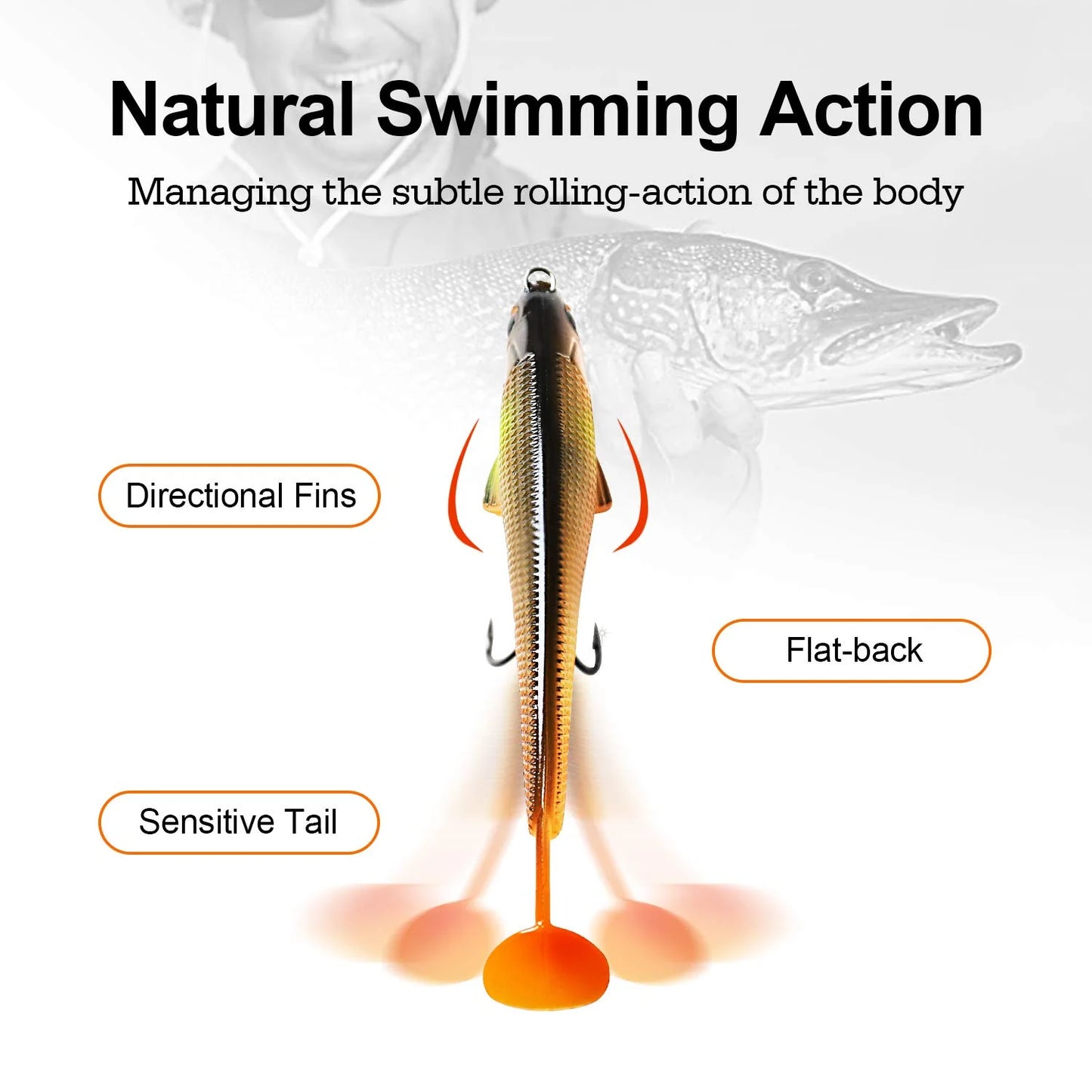 Paddle Tail Swimbait Shaking Shad