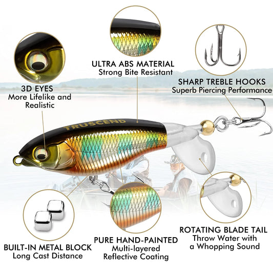 Topwater Revenge Plopper Lure Single Blade