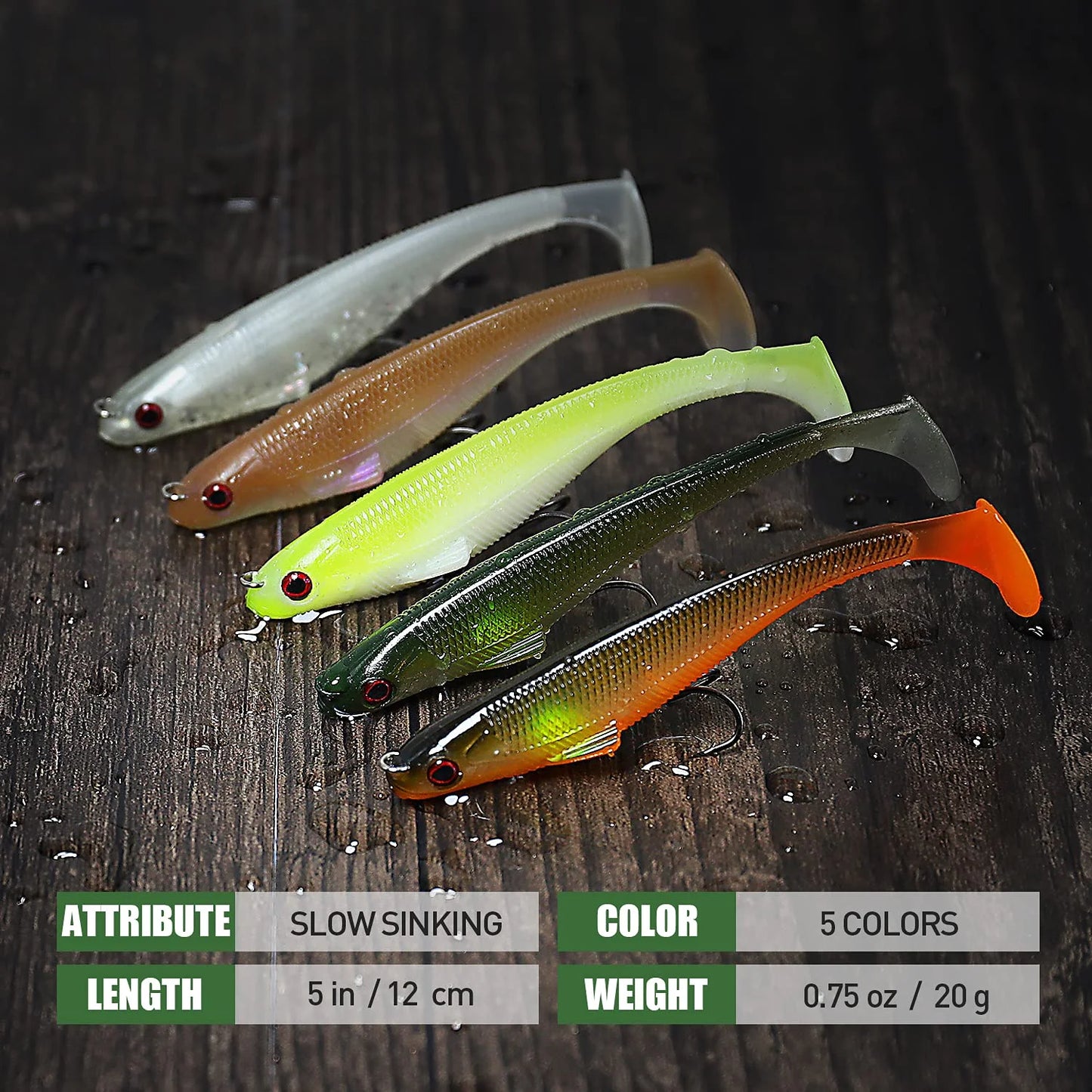 Paddle Tail Swimbait Shaking Shad