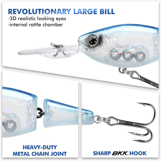 Jointed Crankbait Suspending Lure