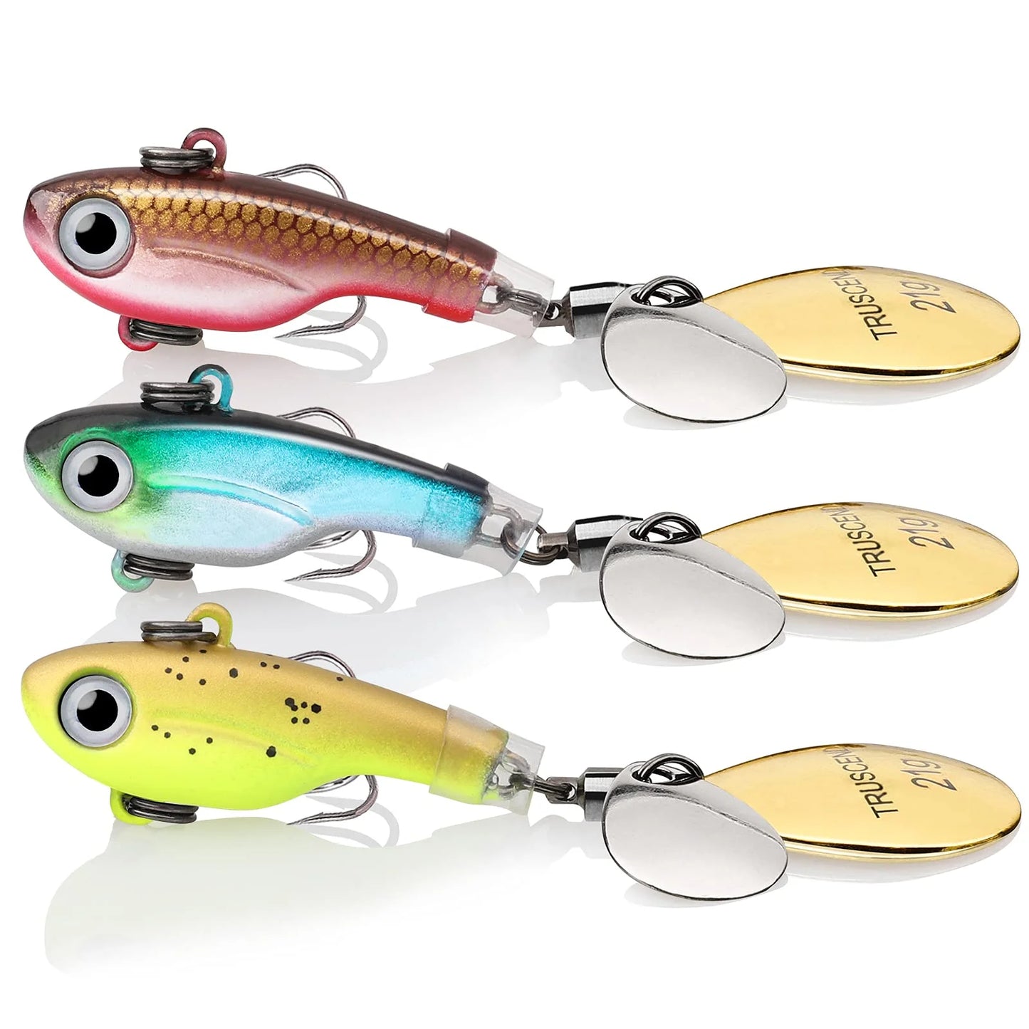 Spinner Tail Jig Head Metal Fishing Lure
