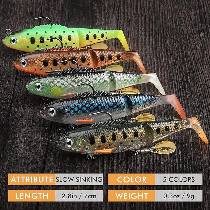 Soft Bait with Spinner