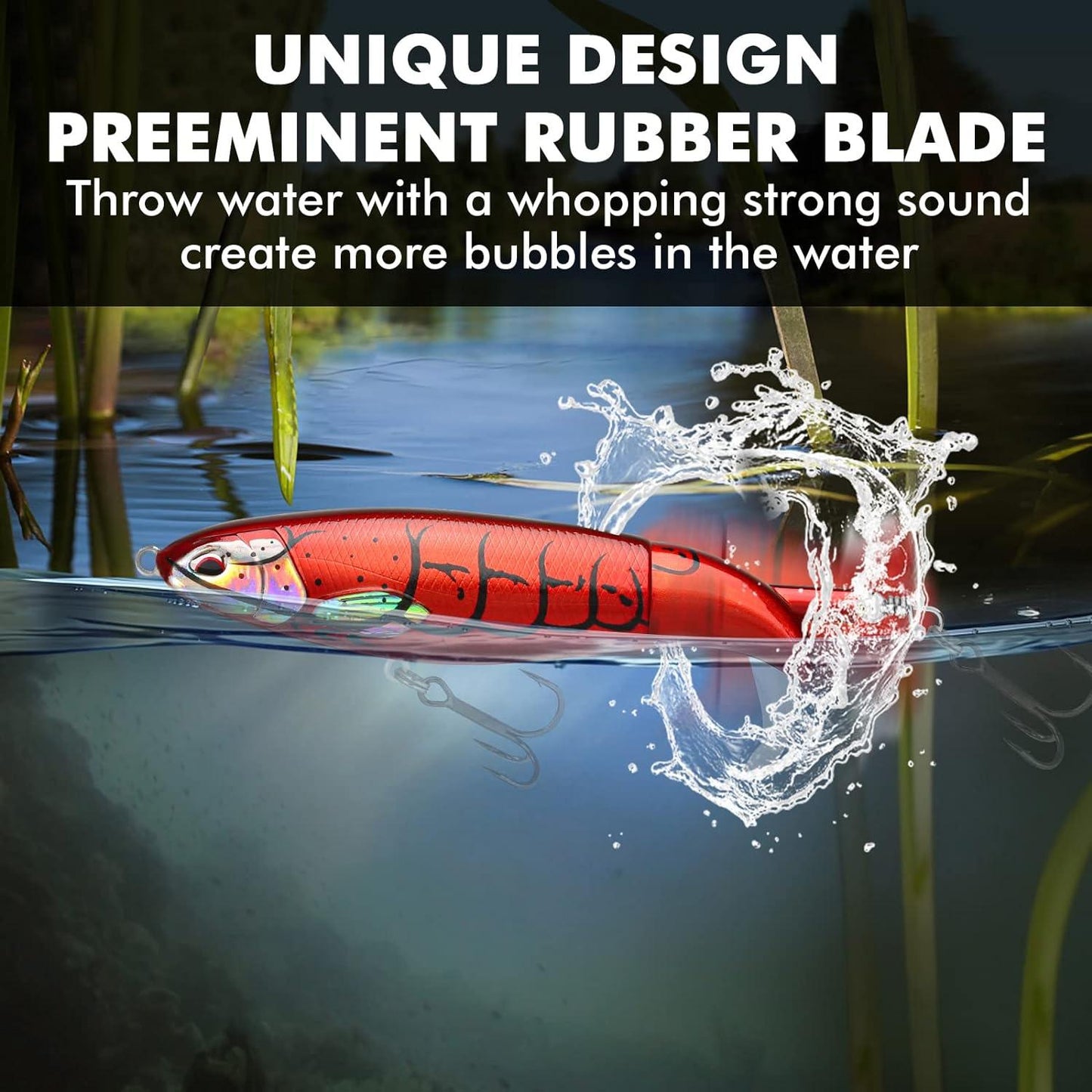 Topwater Minnow Revenge Plopper