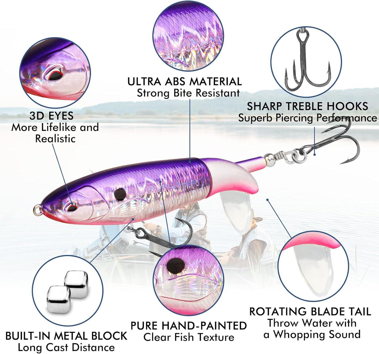 Topwater Minnow Revenge Plopper