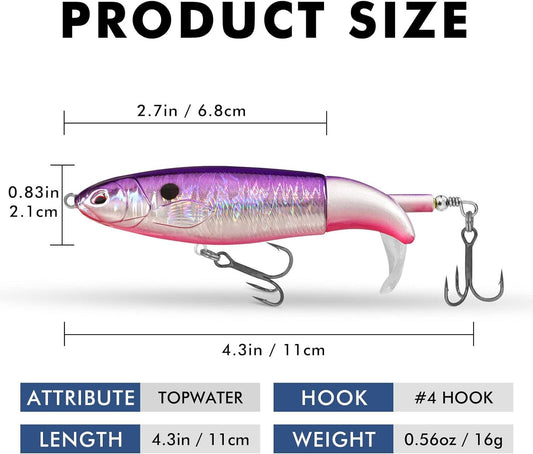 Topwater Minnow Revenge Plopper