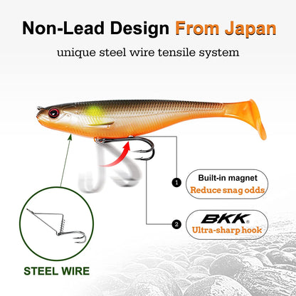 Paddle Tail Swimbait Shaking Shad
