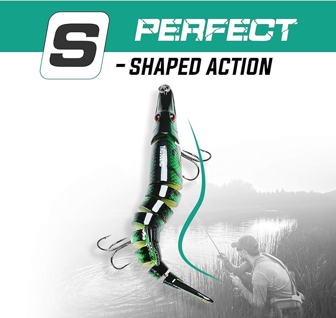 Bionic Pike Fishing Lure Jointed Swimbait