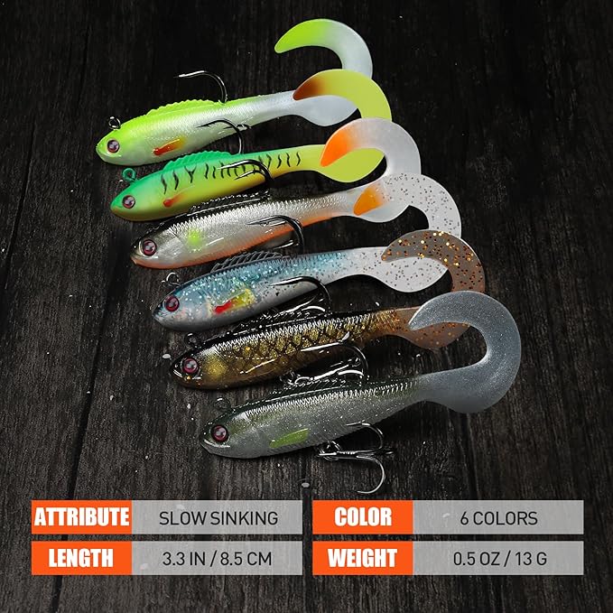 Fishing Lures Swimbait for Bass Trout Crappie