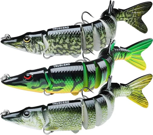 Bionic Pike Fishing Lure Jointed Swimbait