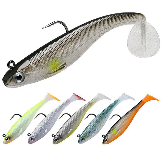 Pre-Rigged Paddle Tail Swimbait Shaking Shad