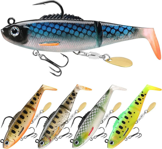 Soft Bait with Spinner