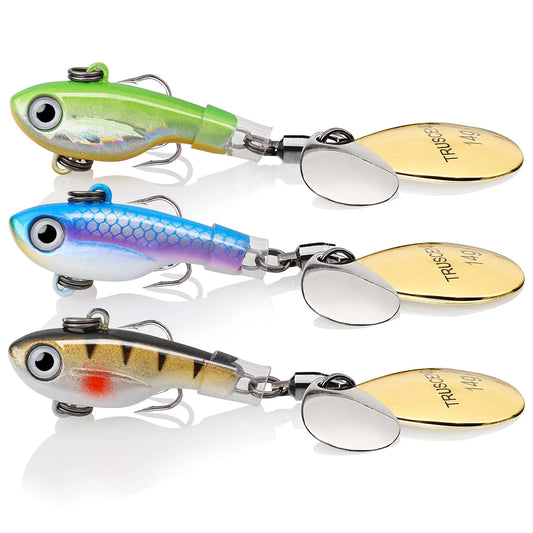 Spinner Tail Jig Head Metal Fishing Lure