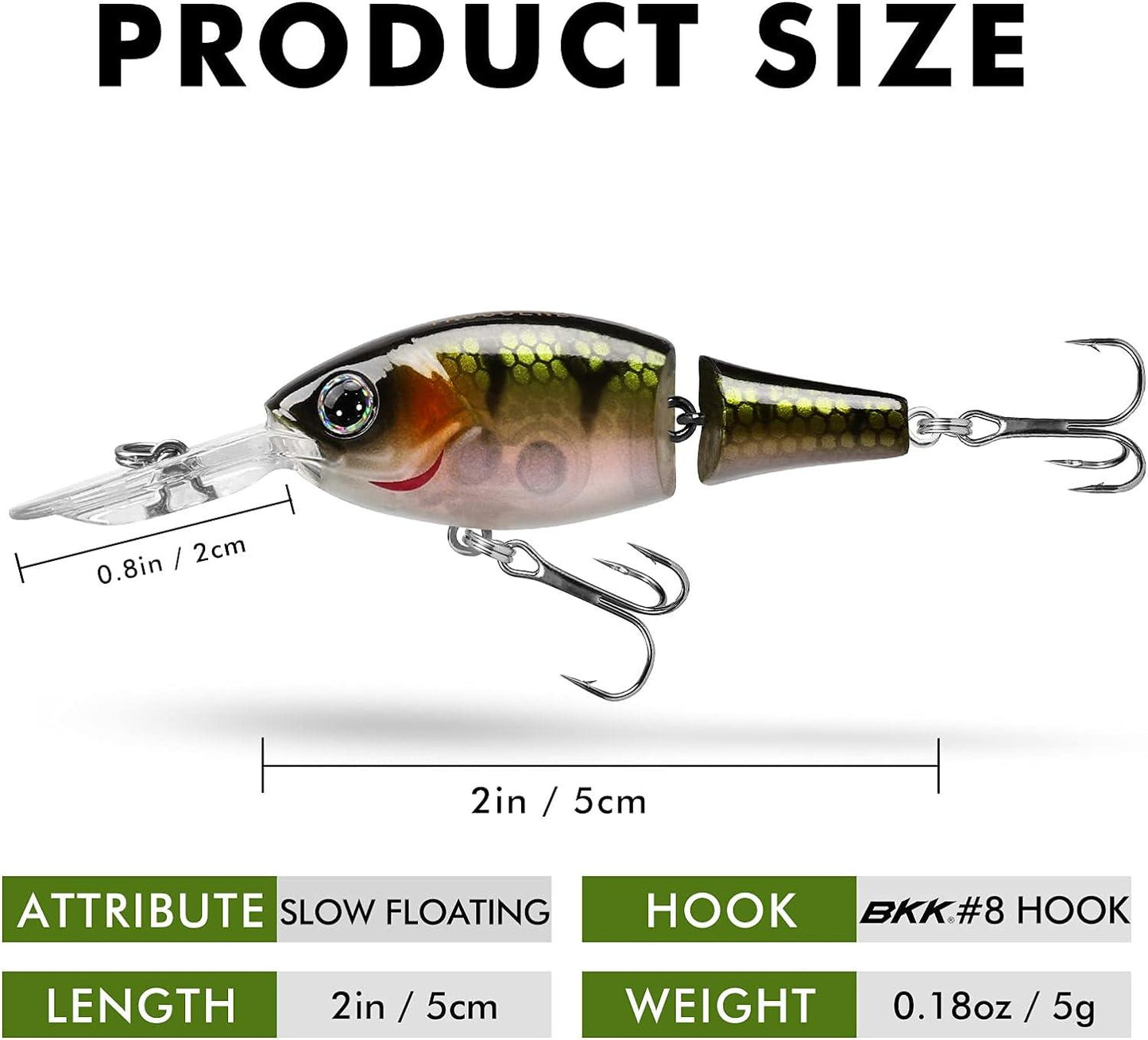 Jointed Crankbait Suspending Lure