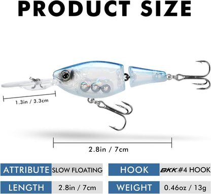Jointed Crankbait Suspending Lure